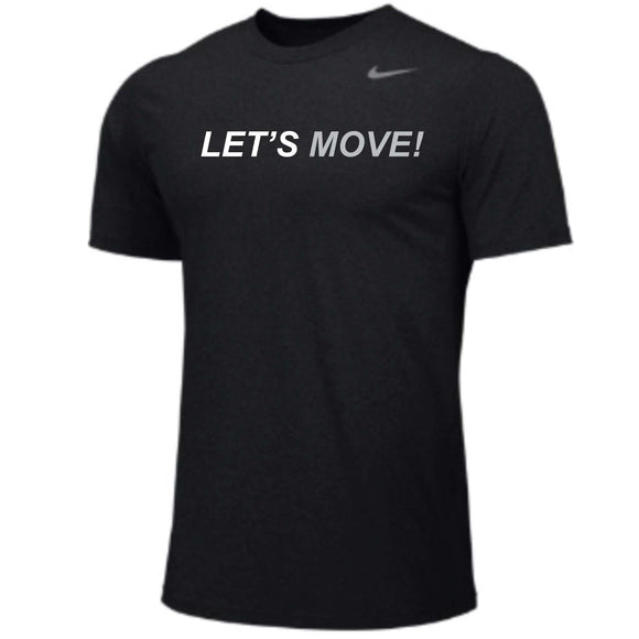 MOSSA Men's LET'S MOVE Nike Team Short Sleeve Legend Crew