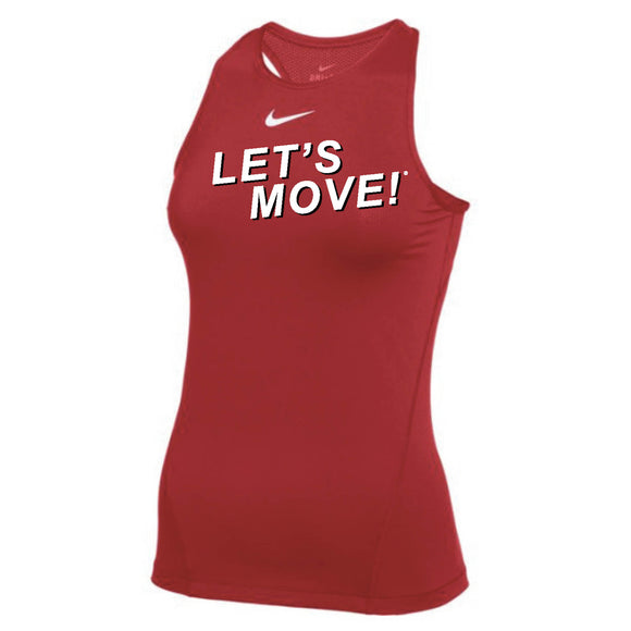 MOSSA Women's LET'S MOVE! Pro Tank All Over Mesh