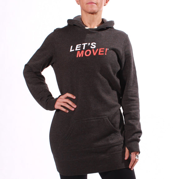 MOSSA Women's LET'S MOVE! STKWO Hooded Pullover Dress