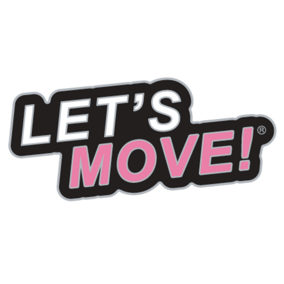 Pink LET'S MOVE Sticker – MOSSA