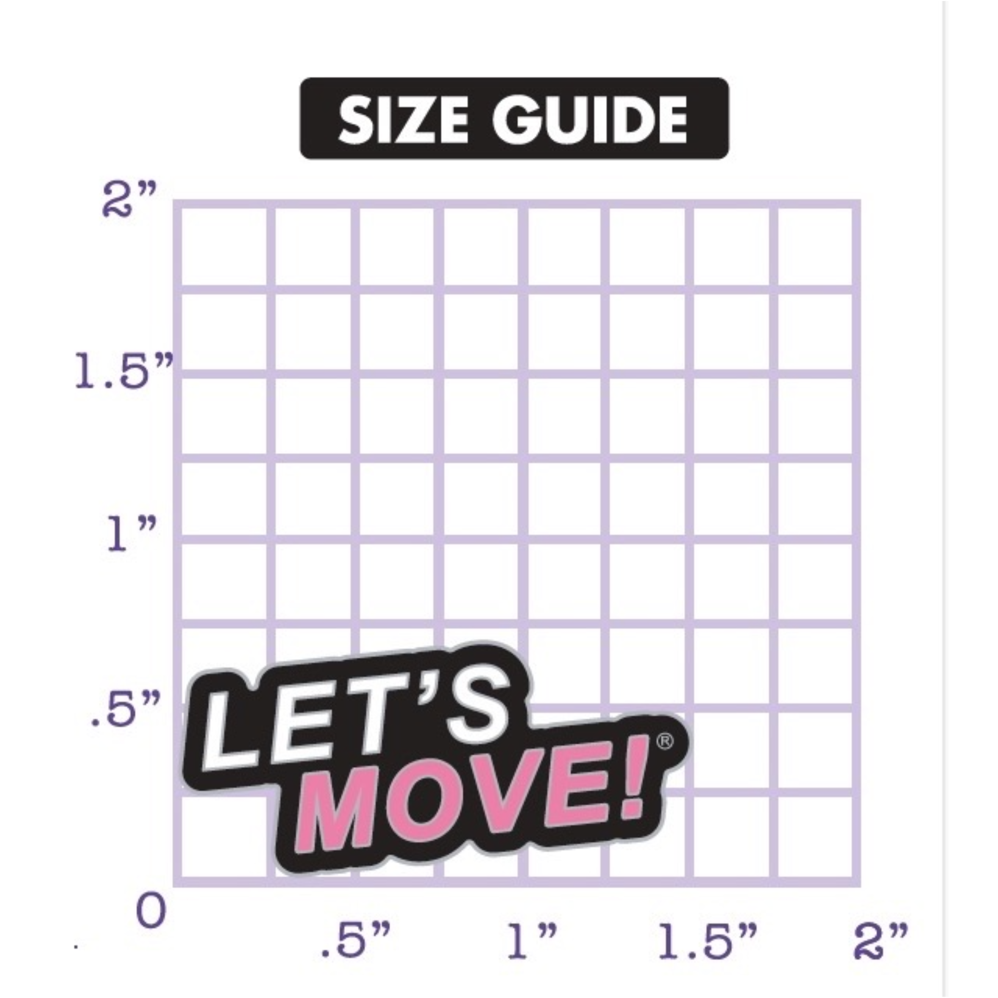 Pink LET'S MOVE Enamel Pin