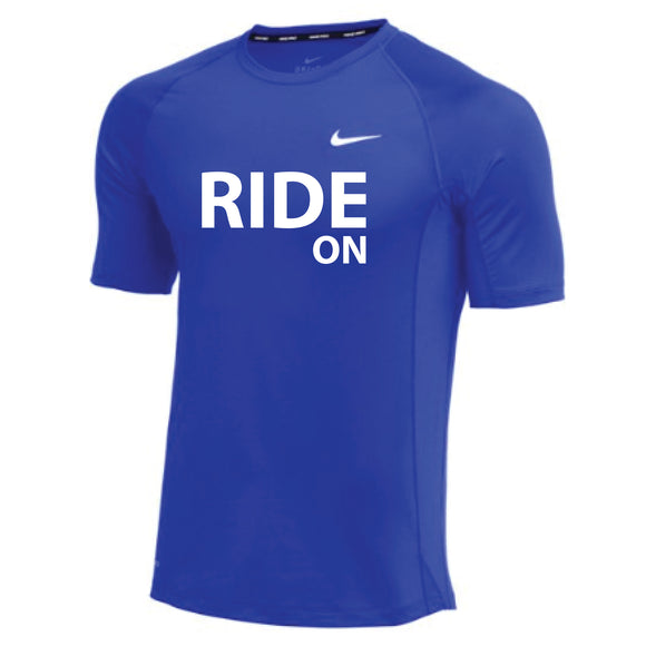 MOSSA Men's RIDE ON Nike Pro Fitted Short Sleeve Top