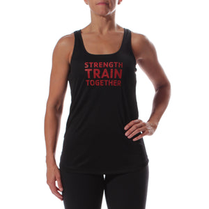 Y Strength Train Together Women's Sportek Program Name Training Tank