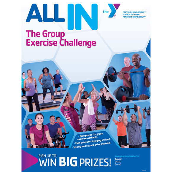 Y ALL IN Challenge Poster